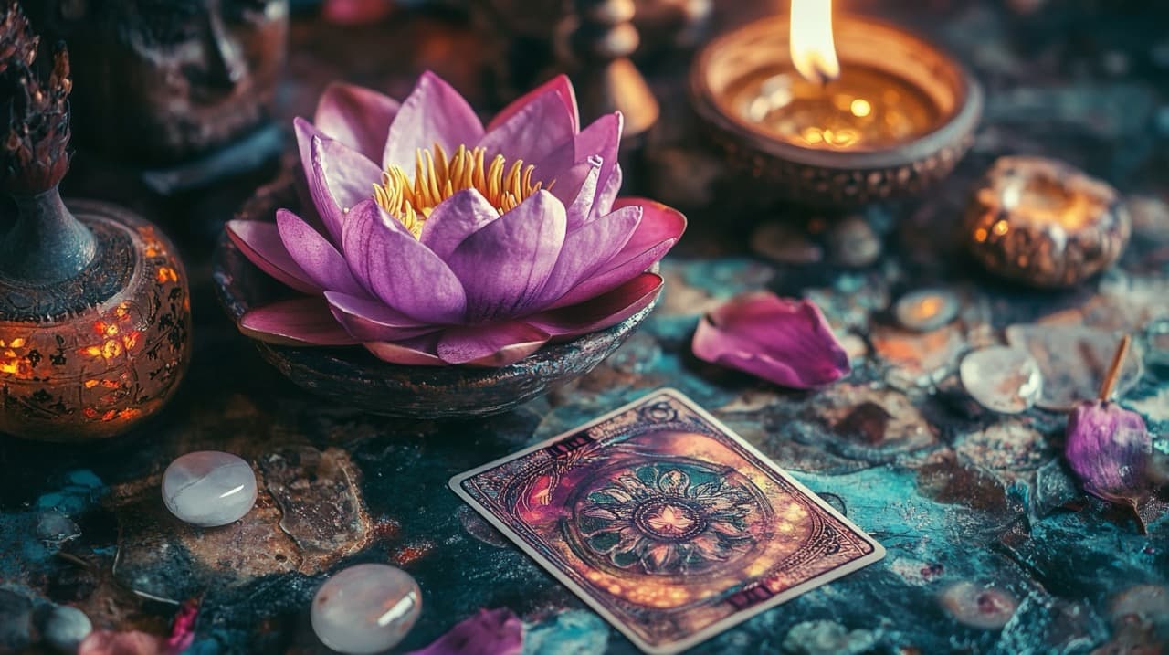 Lotus Tarot Reading Banner