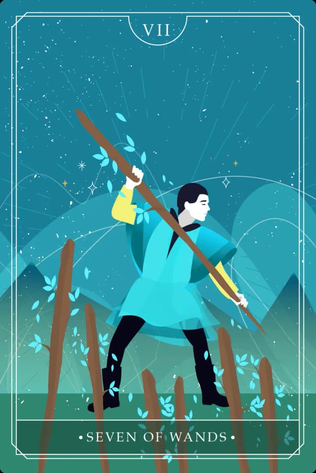 Seven of Wands